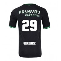 Camiseta Feyenoord Santiago Gimenez #29 Visitante Equipación 2024-25 manga corta